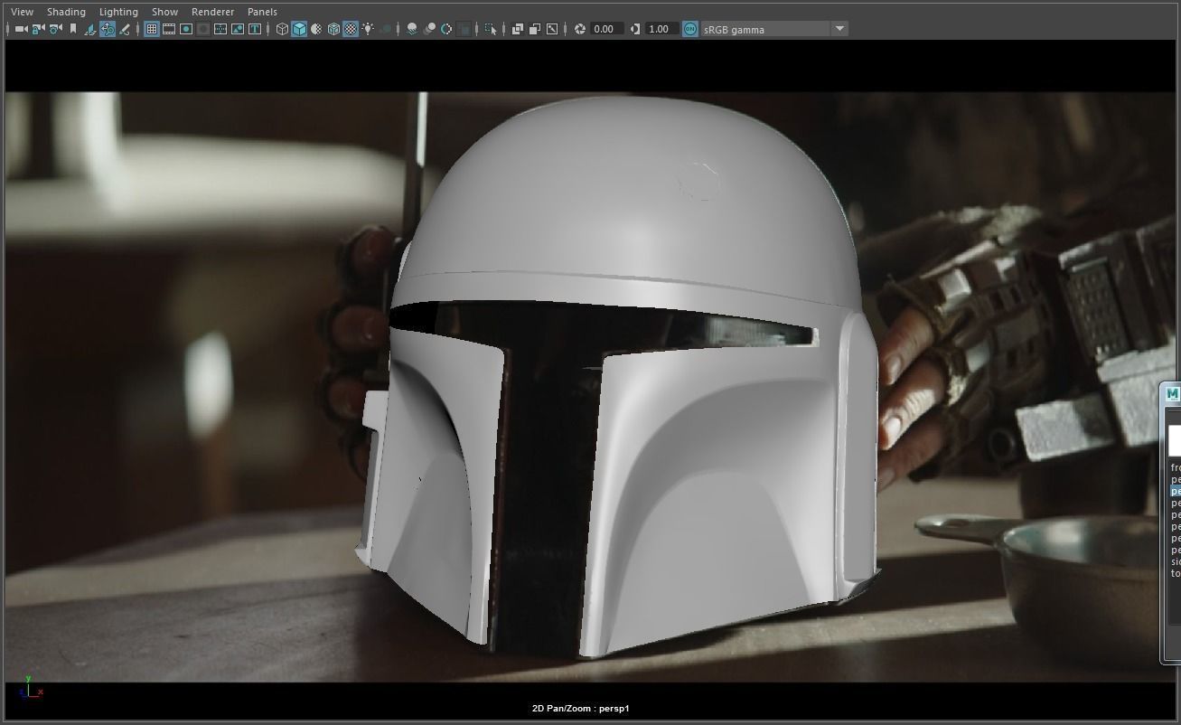 The Marshal Cobb Vanth Mandalorian Accurate Helmet 3D model_6