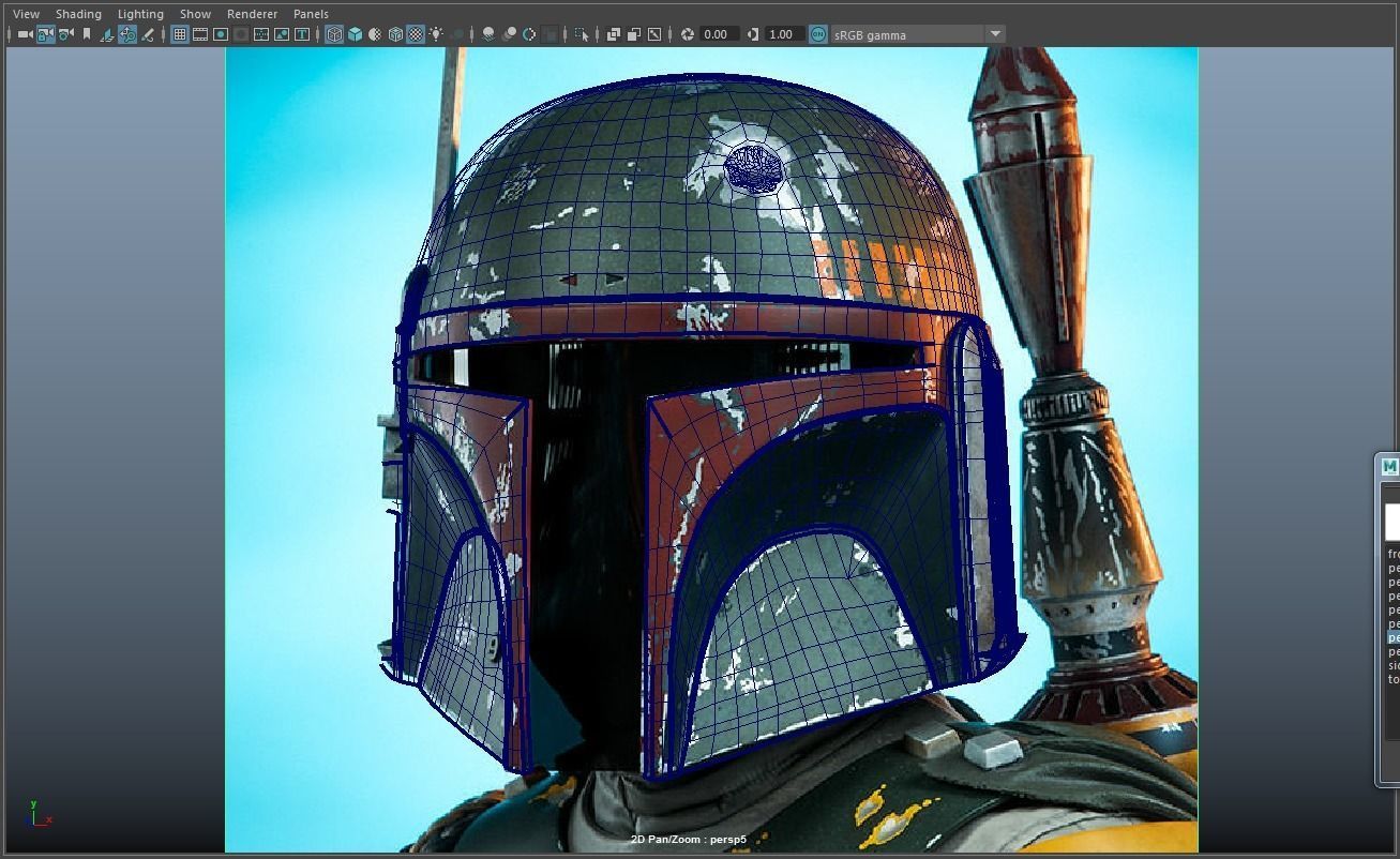 The Marshal Cobb Vanth Mandalorian Accurate Helmet 3D model_12