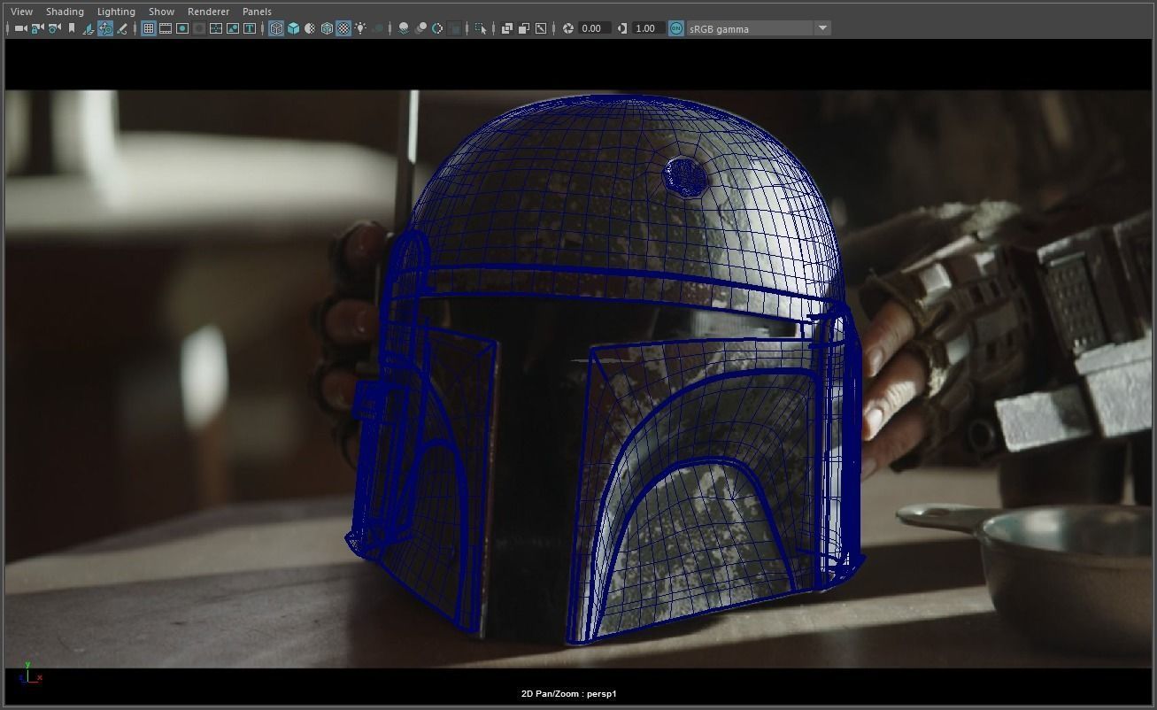 The Marshal Cobb Vanth Mandalorian Accurate Helmet 3D model_5