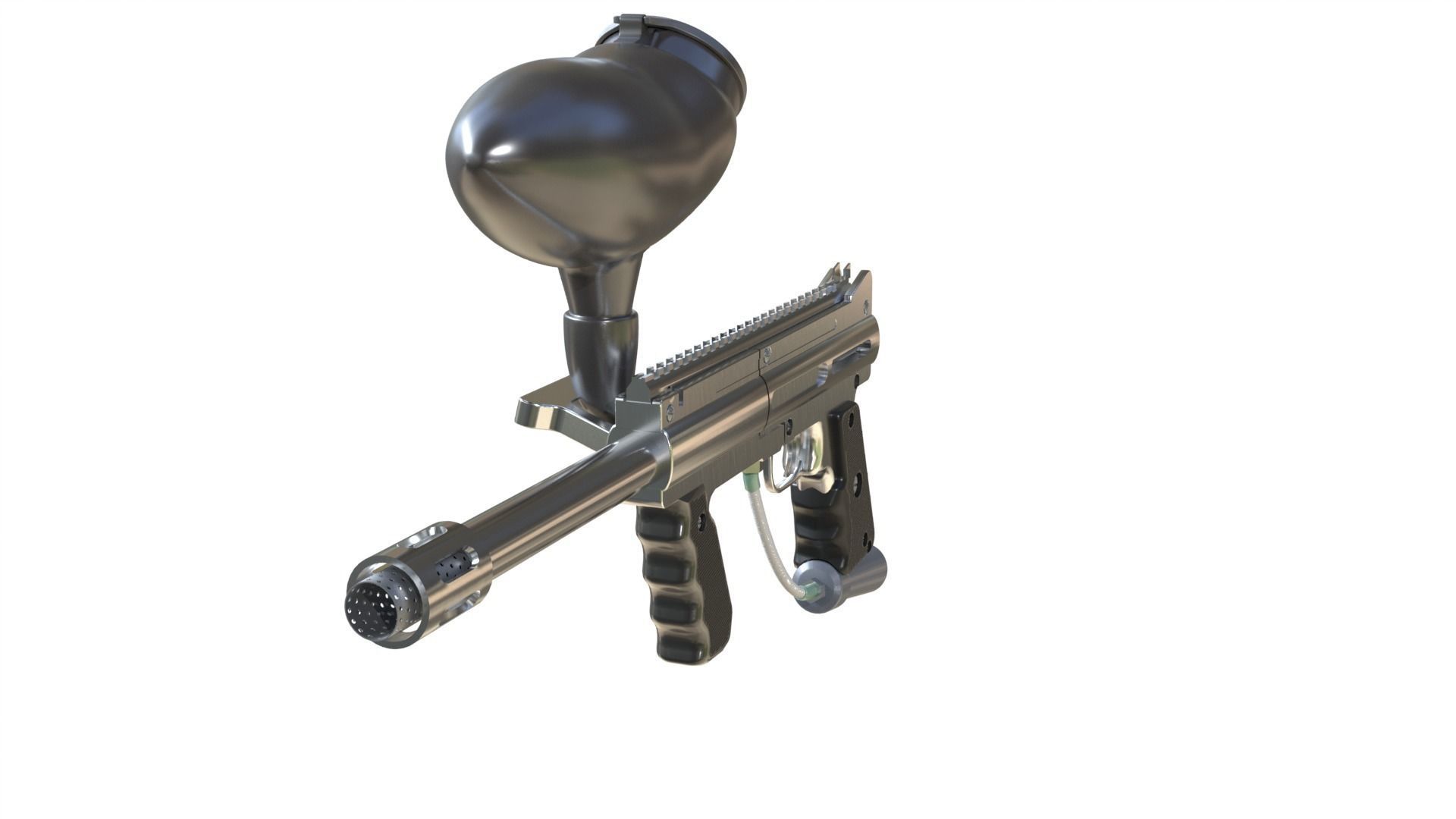 Paintball gun 3D model_12