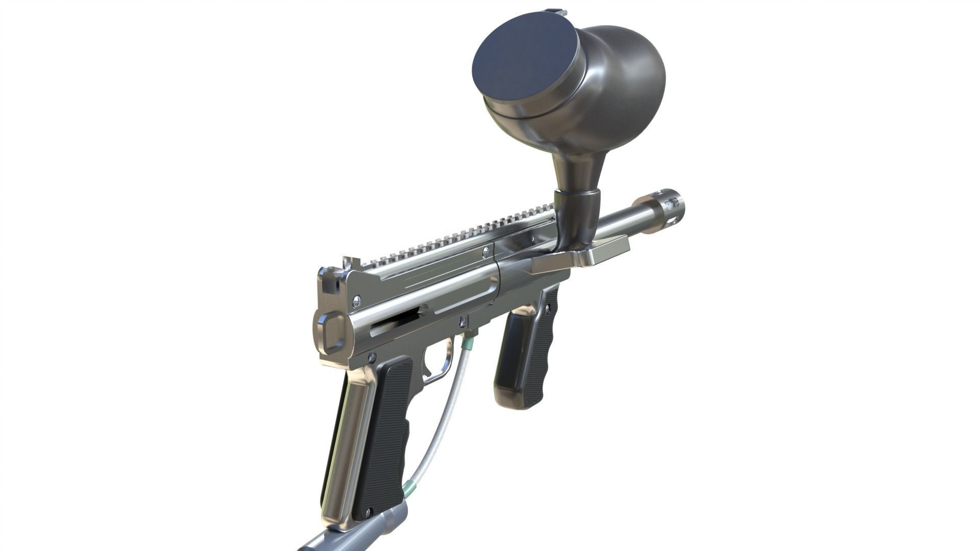 Paintball gun 3D model_16