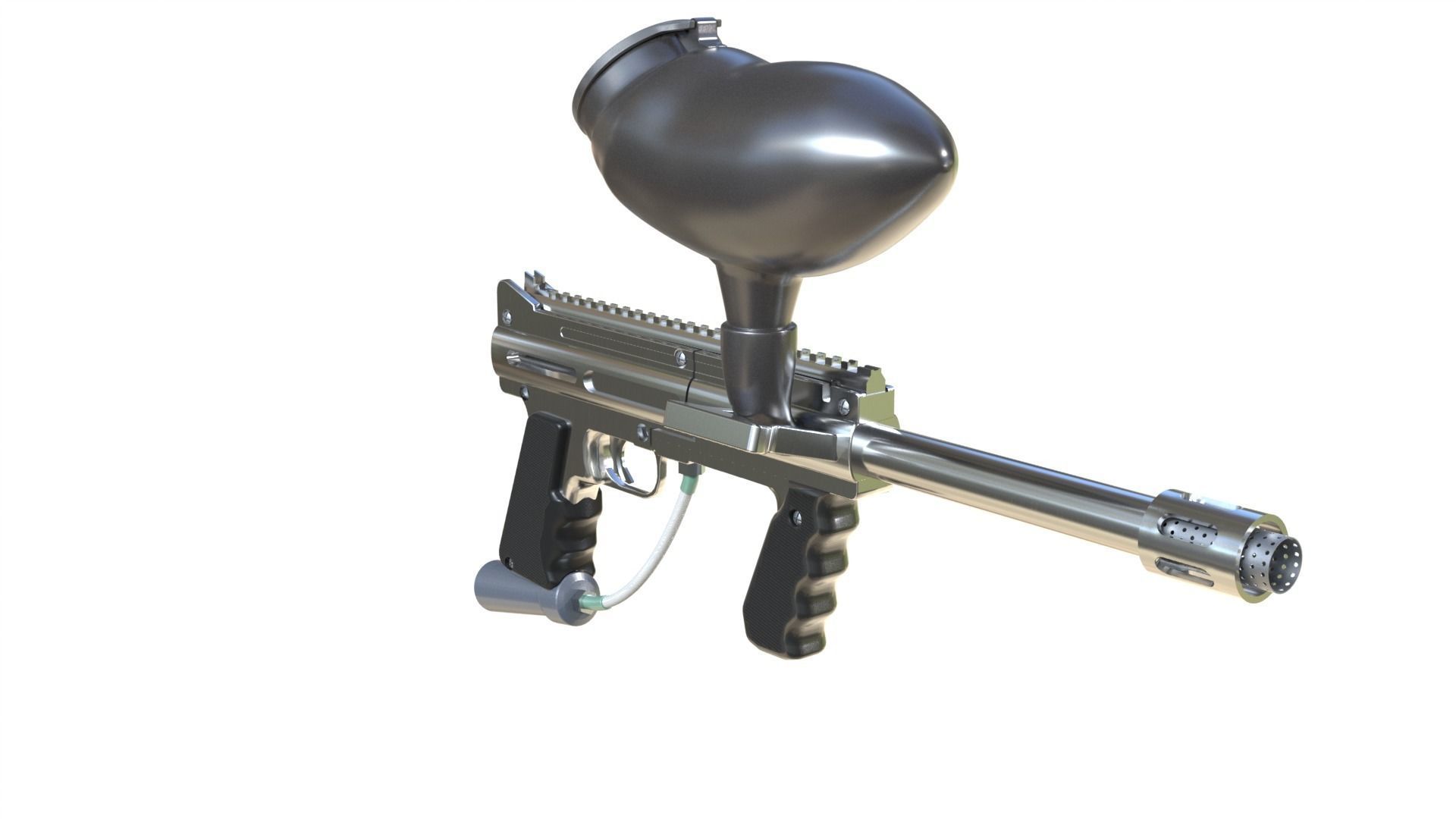 Paintball gun 3D model_23