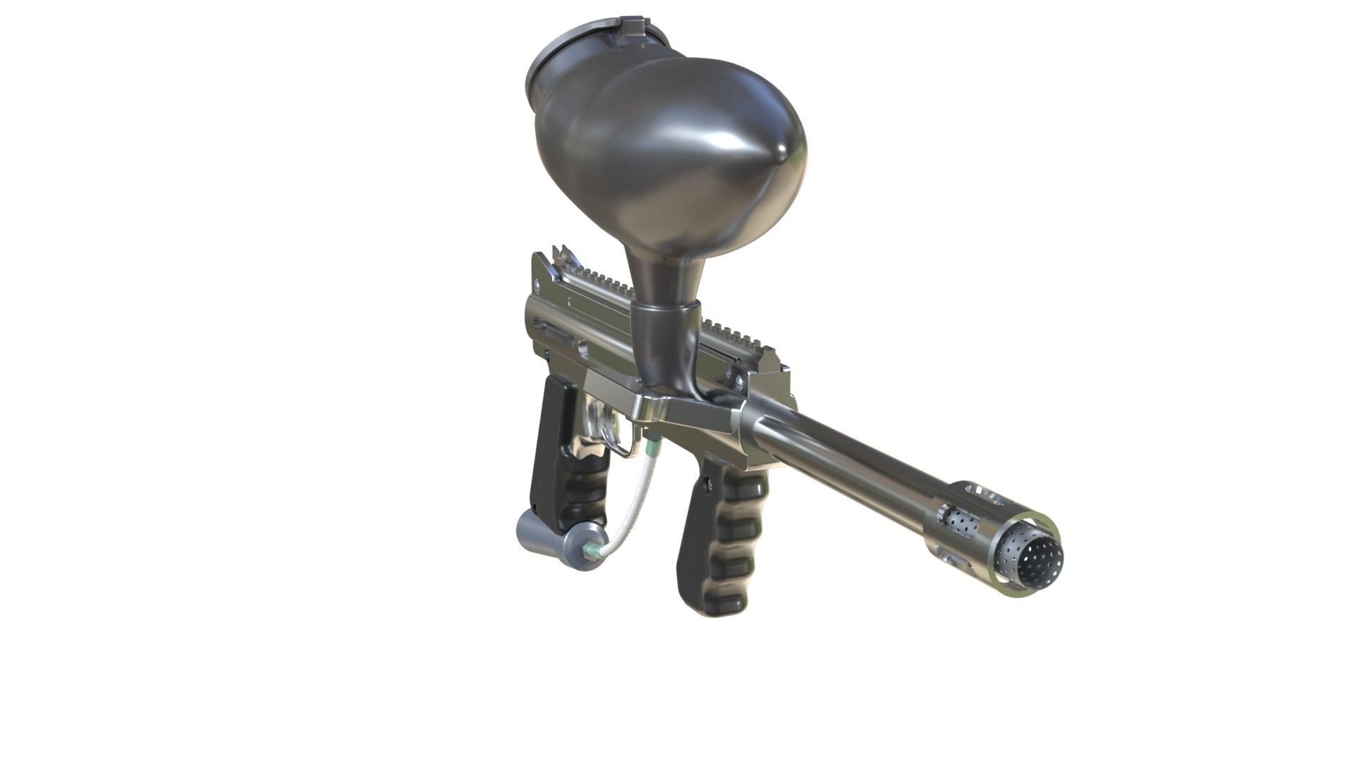 Paintball gun 3D model_19