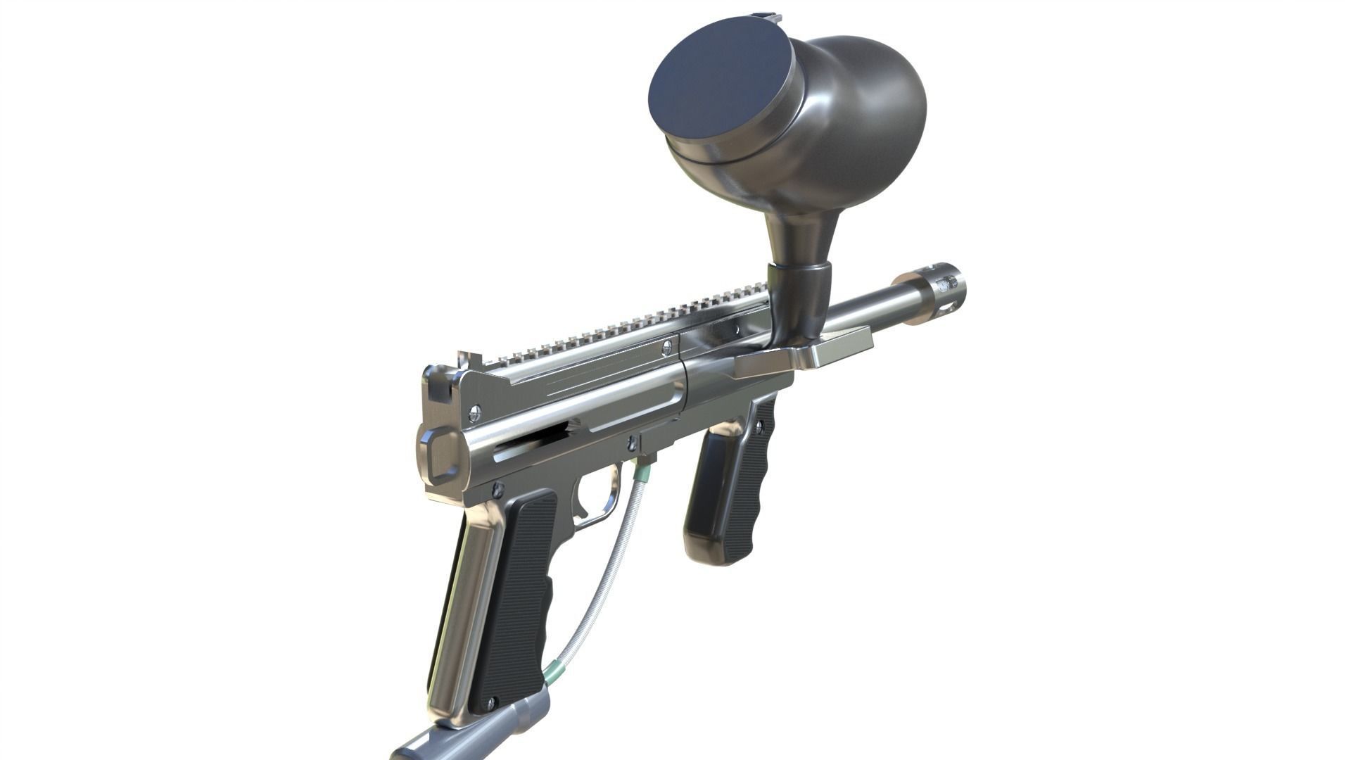 Paintball gun 3D model_29