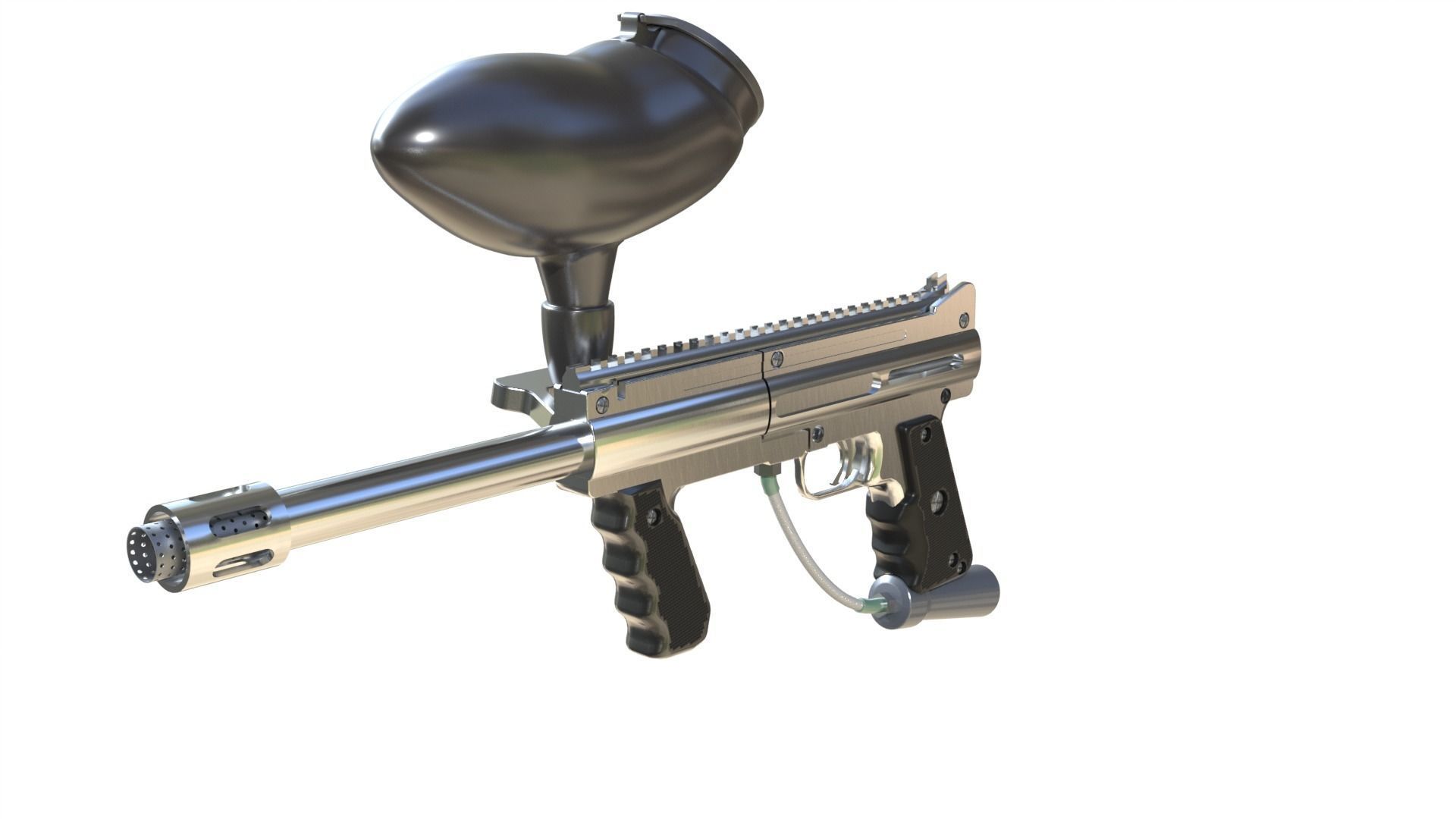 Paintball gun 3D model_24