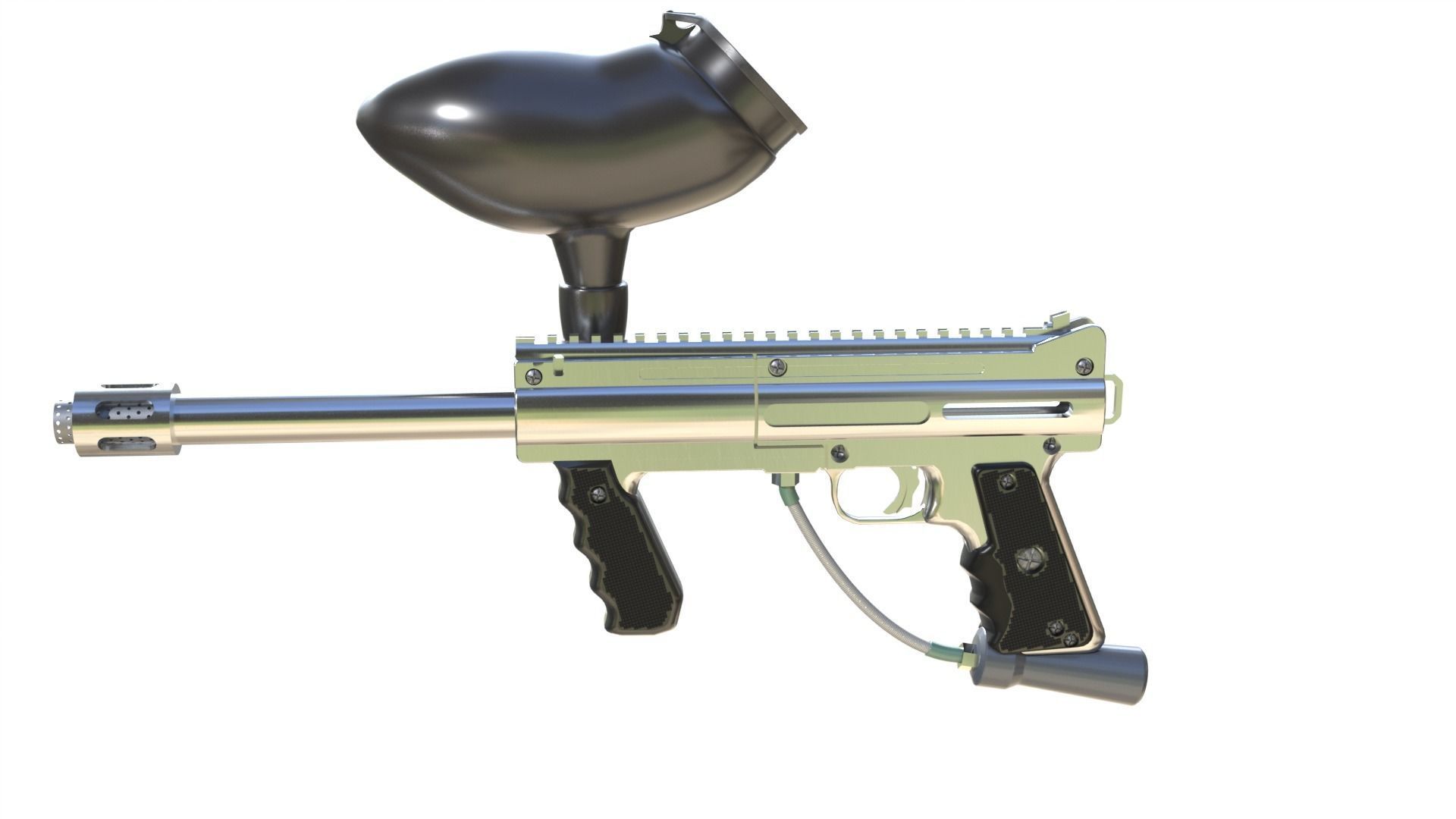 Paintball gun 3D model_28