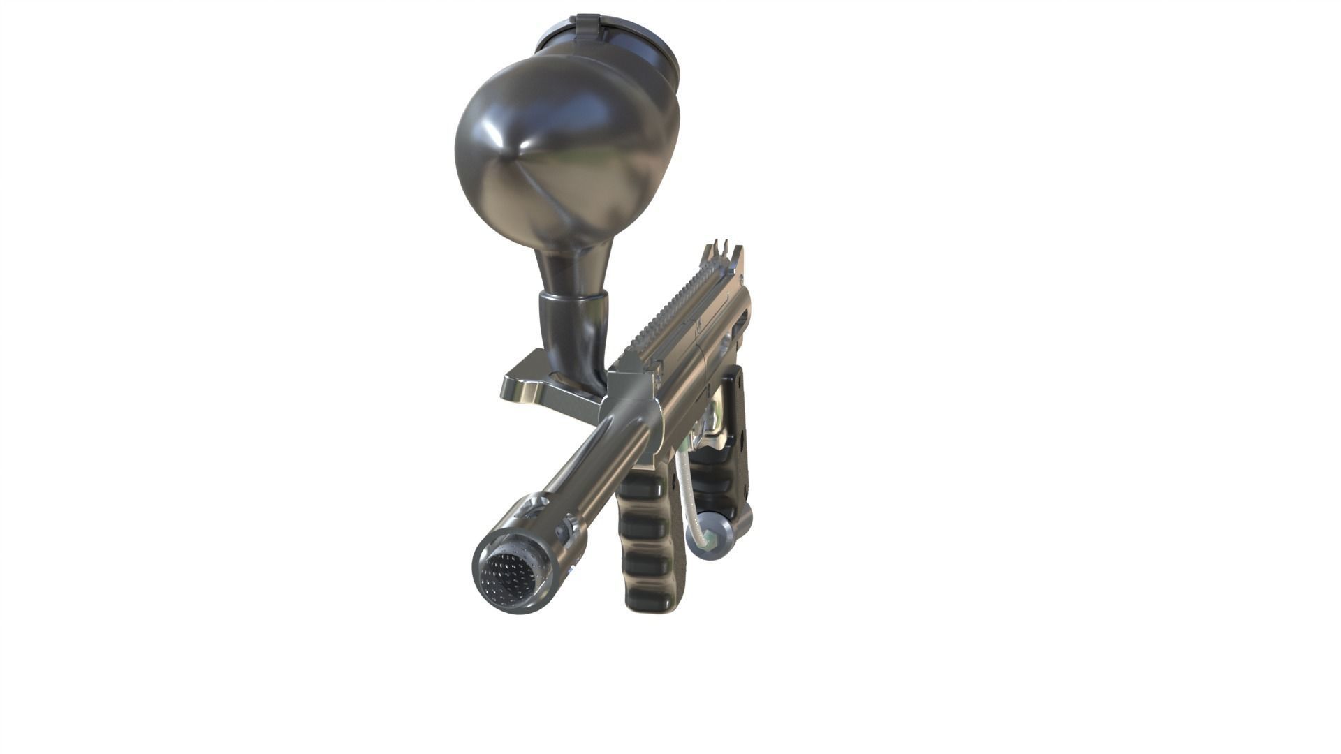 Paintball gun 3D model_18