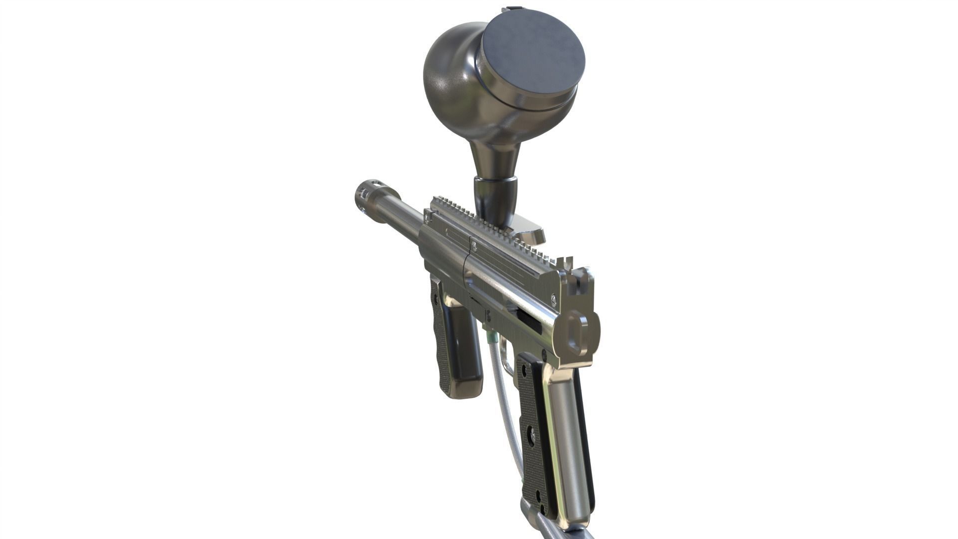 Paintball gun 3D model_17