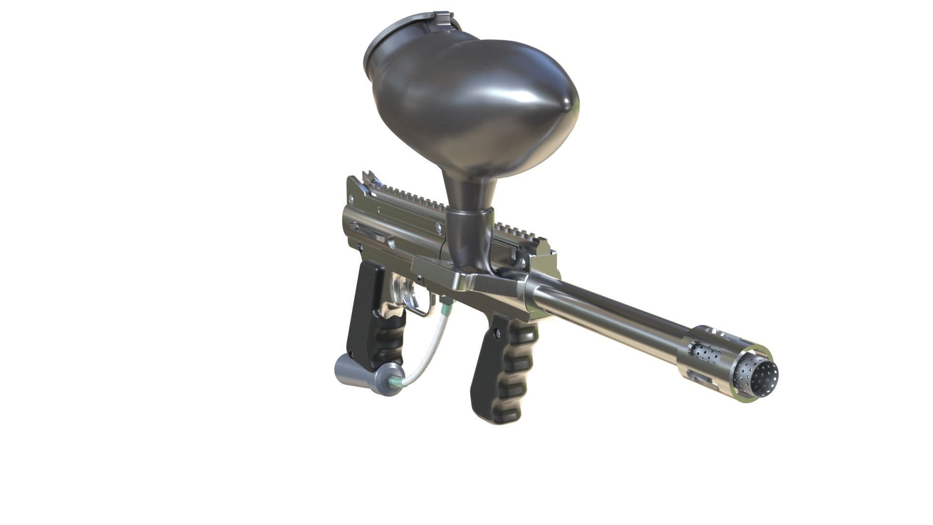 Paintball gun 3D model_26