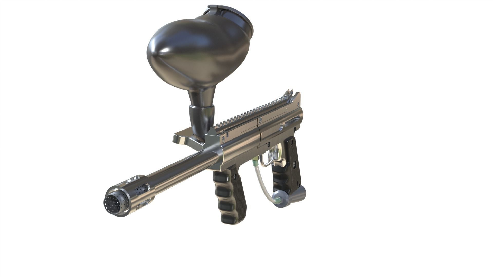 Paintball gun 3D model_27