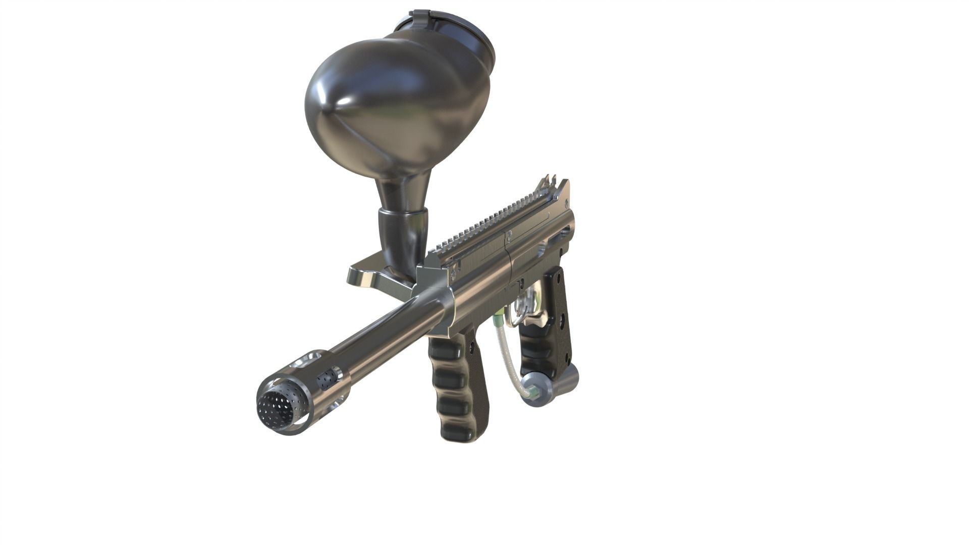 Paintball gun 3D model_11