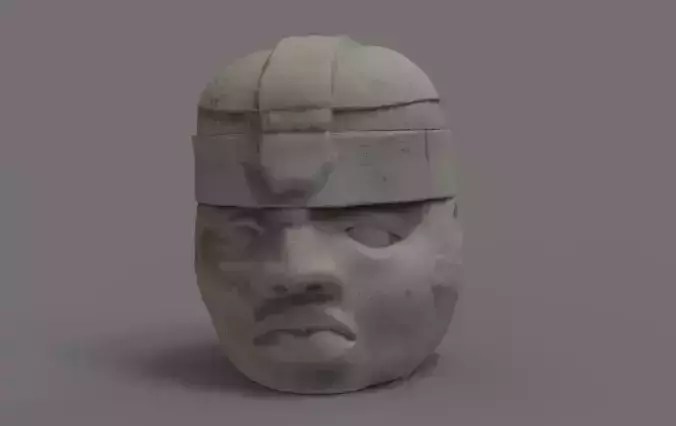Olmeca Head 3D print model
