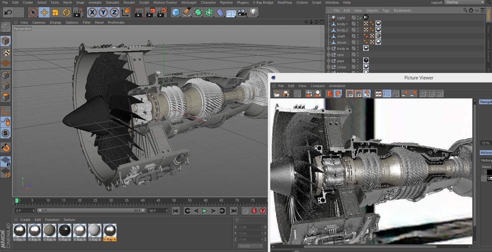 jet engine 3D model_8