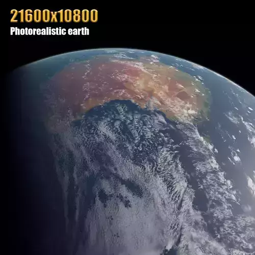 High resolution Earth 2020 3D model