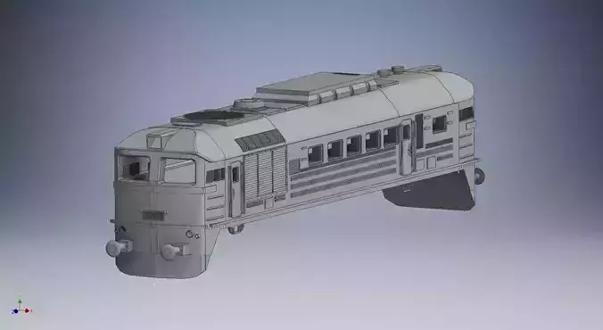 M62 Locomotive 3D model