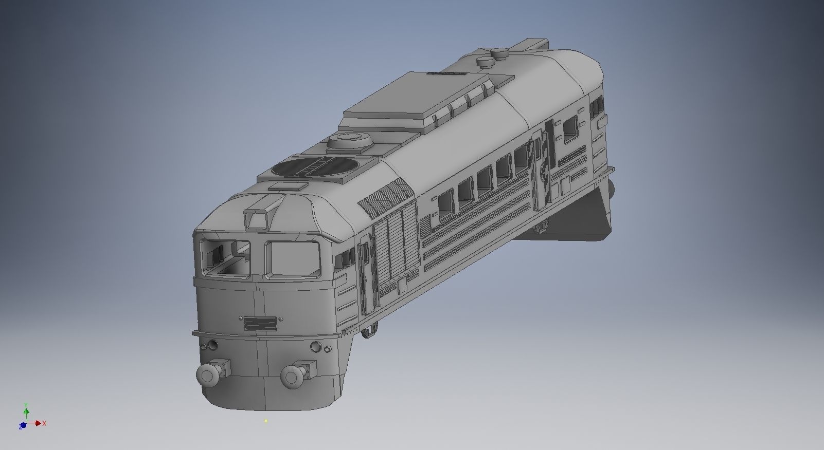 M62 Locomotive 3D model_2