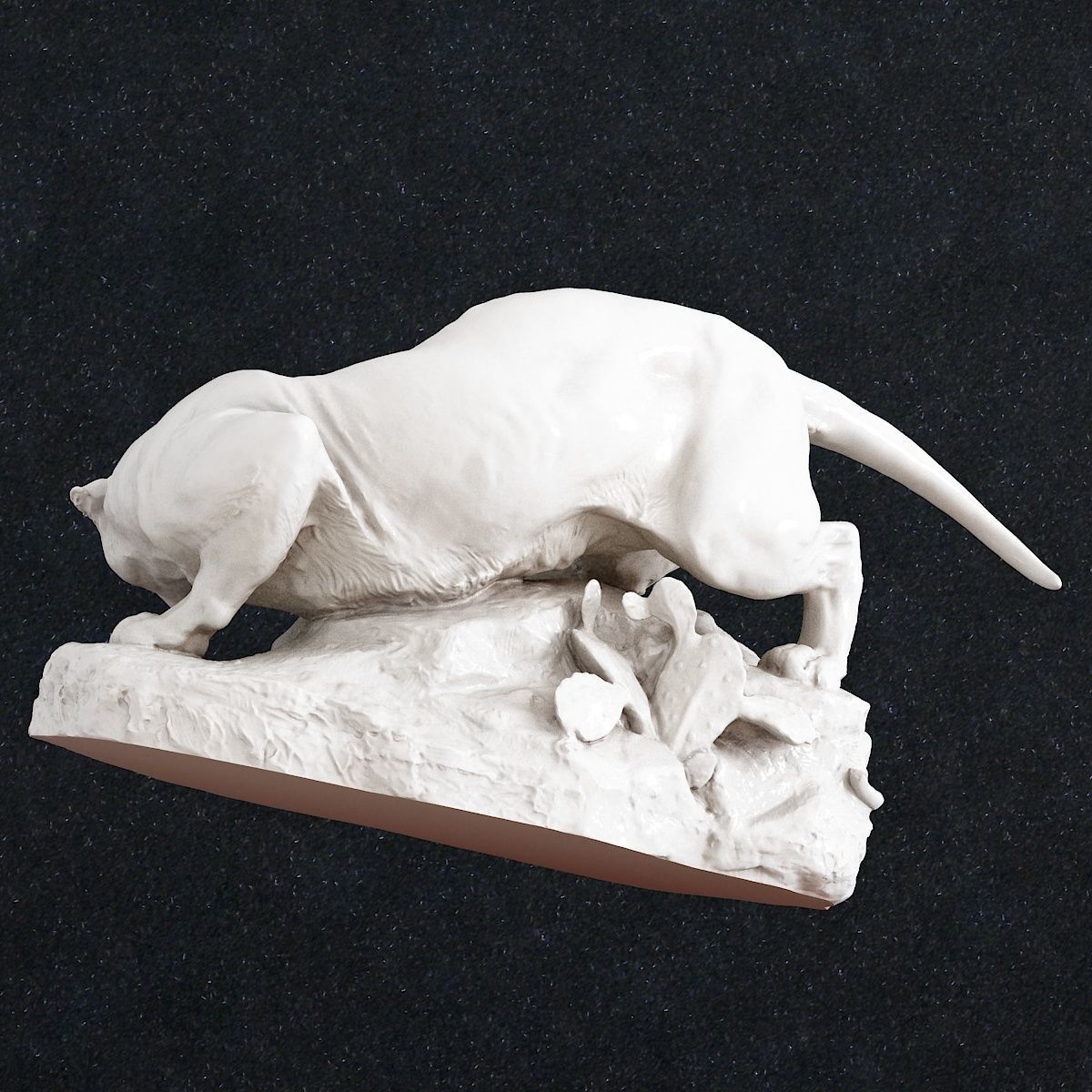 Lion statue of panther 3D print model_2