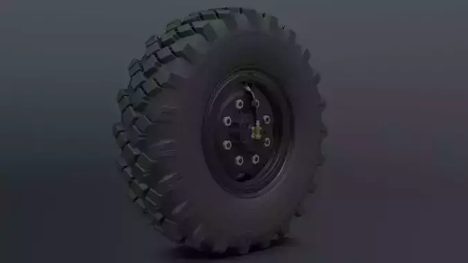 Off-road wheel for ZIL-131