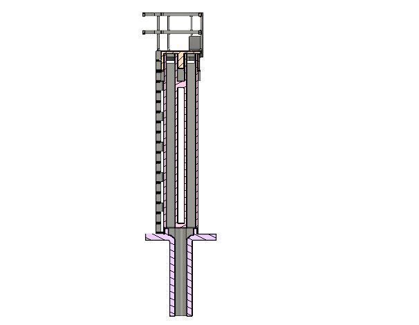 OO Model Railway Modern Signal Gantry with hidden cable holes 3D print model_14