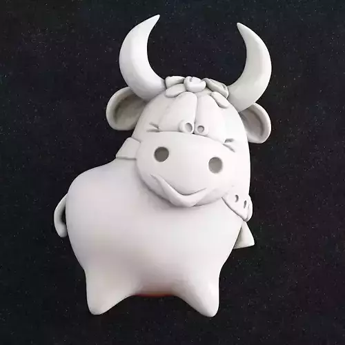 Bull 2021 toon 3D print model