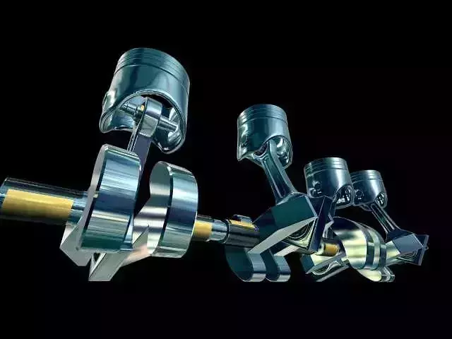 piston Low-poly 3D model