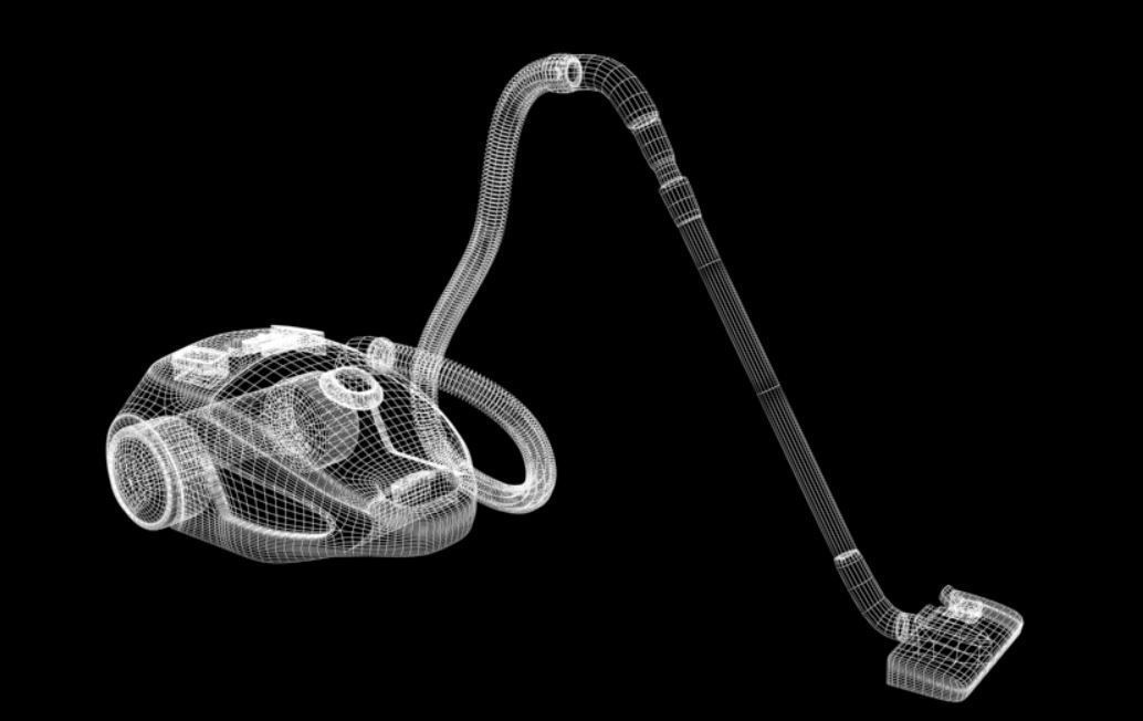 vacuum cleaner 3D model_3