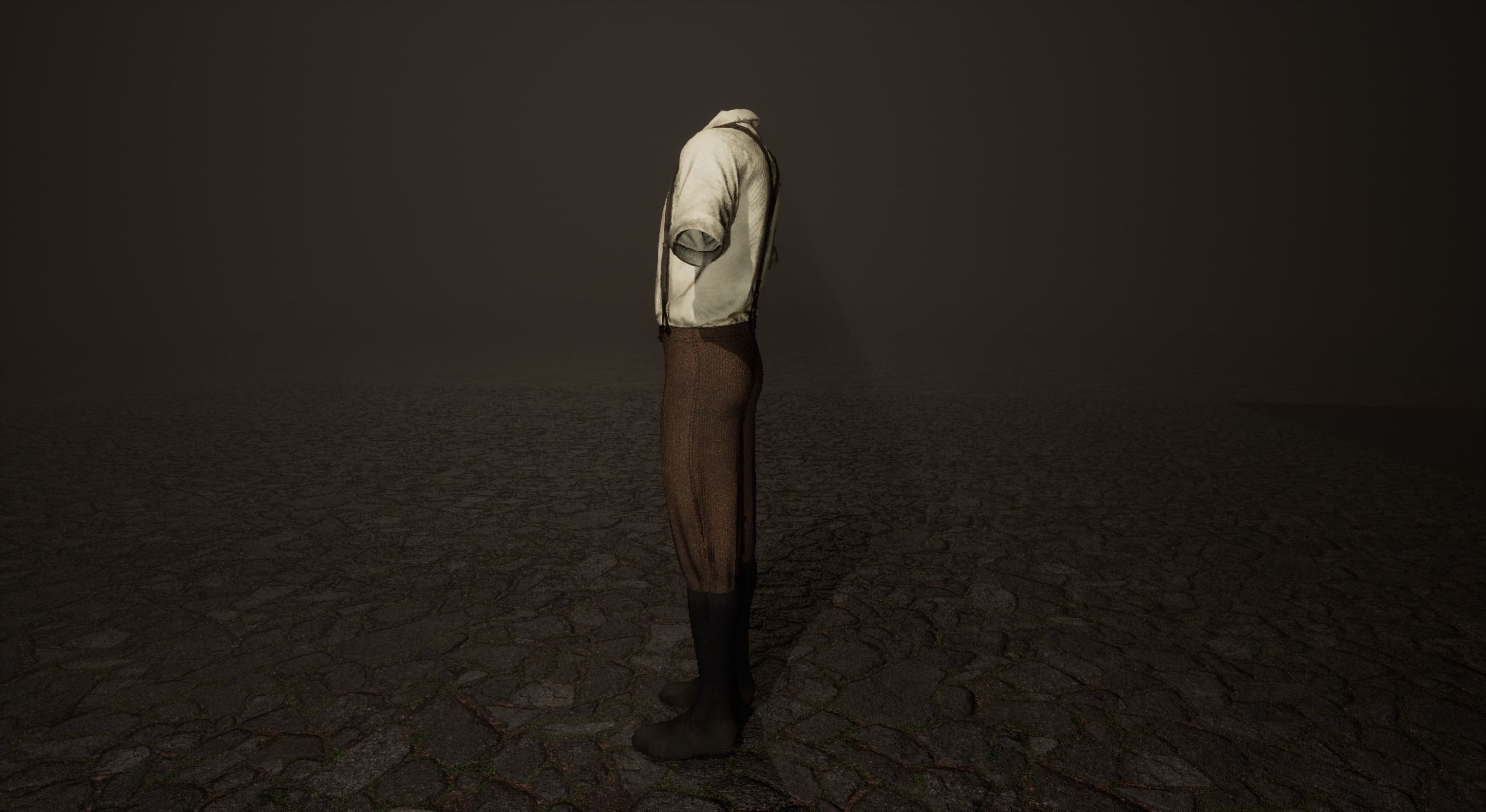 Five Farmer Man Clothes Low-poly 3D model_9