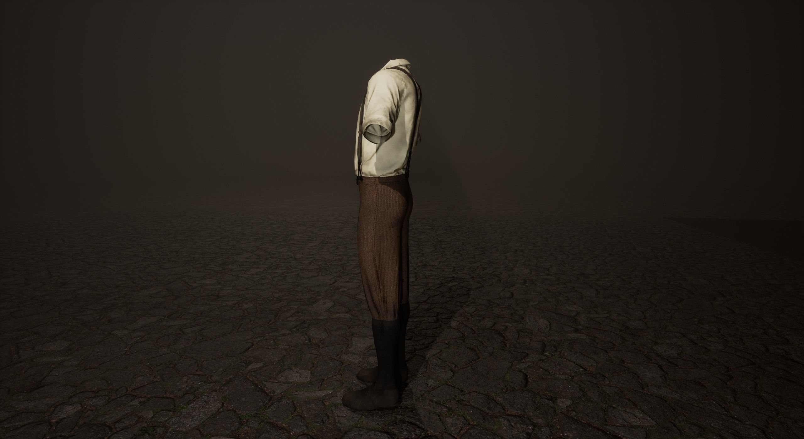 Five Farmer Man Clothes Low-poly 3D model_8