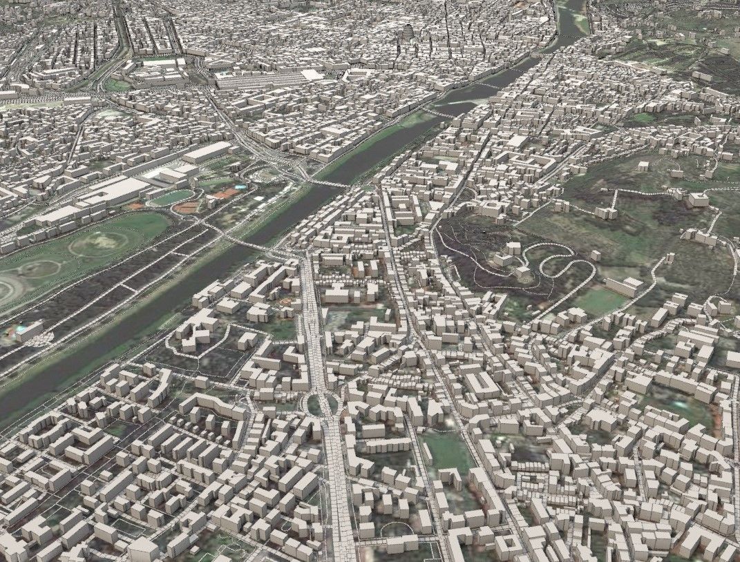 Cityscape Florence Italy 3D model_5