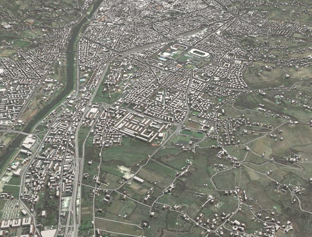 Cityscape Florence Italy 3D model_8