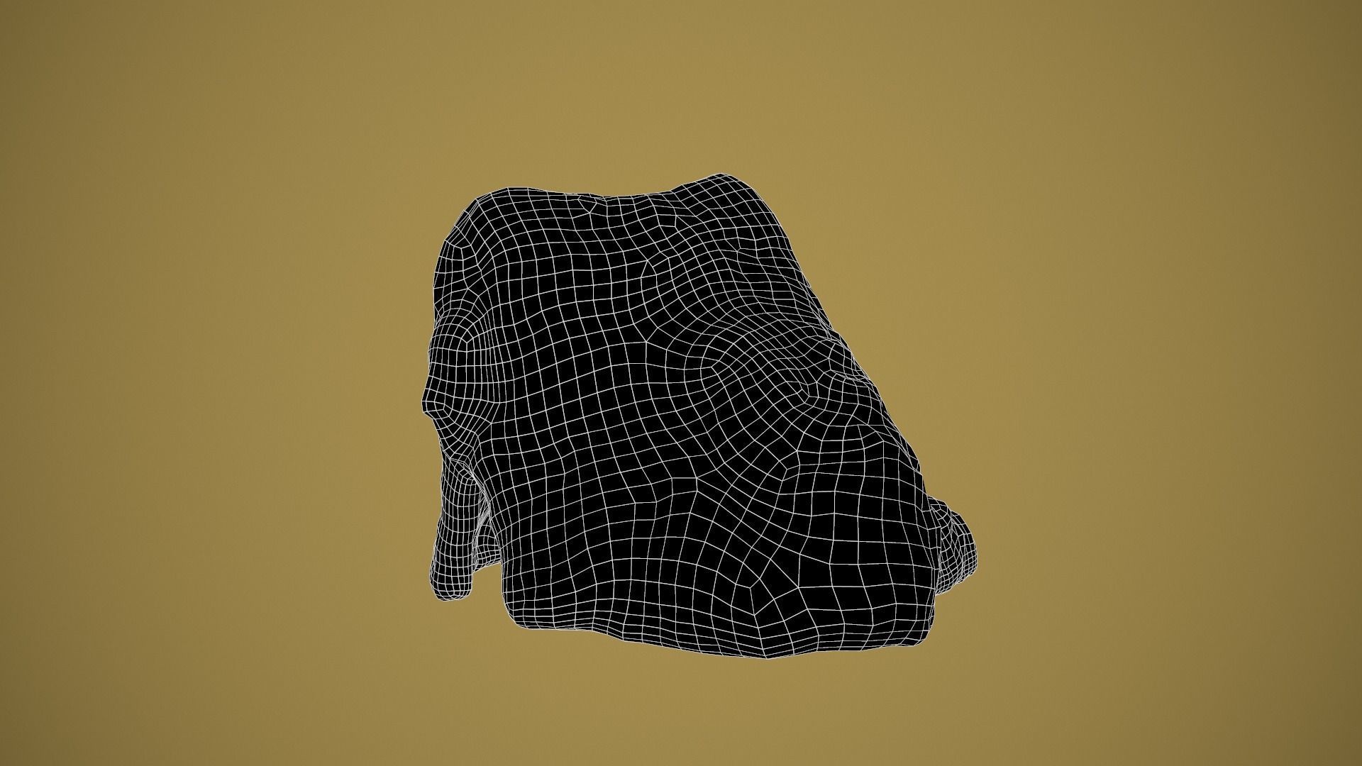 Low poly Cave  Low-poly 3D model_20