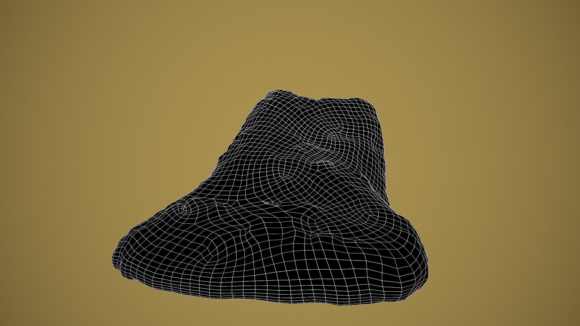 Low poly Cave  Low-poly 3D model_22