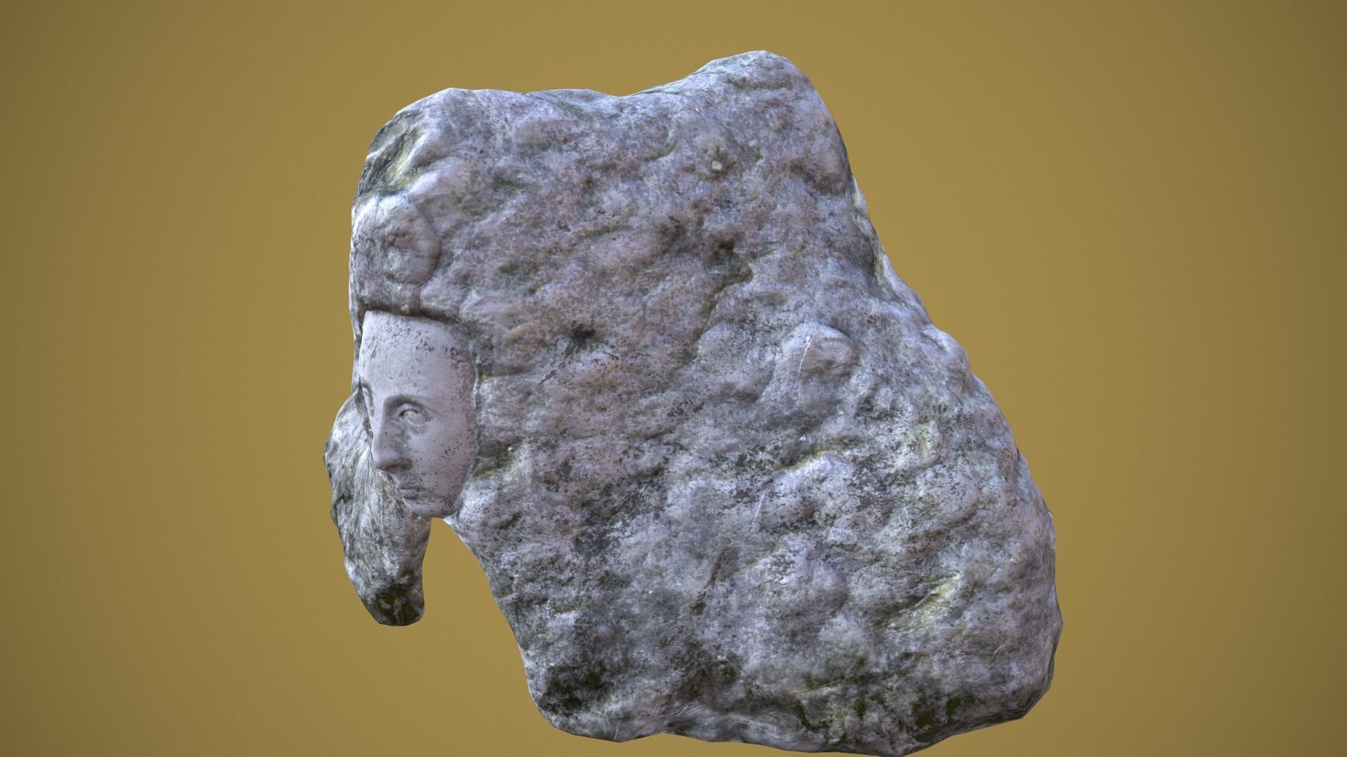 Low poly Cave  Low-poly 3D model_15