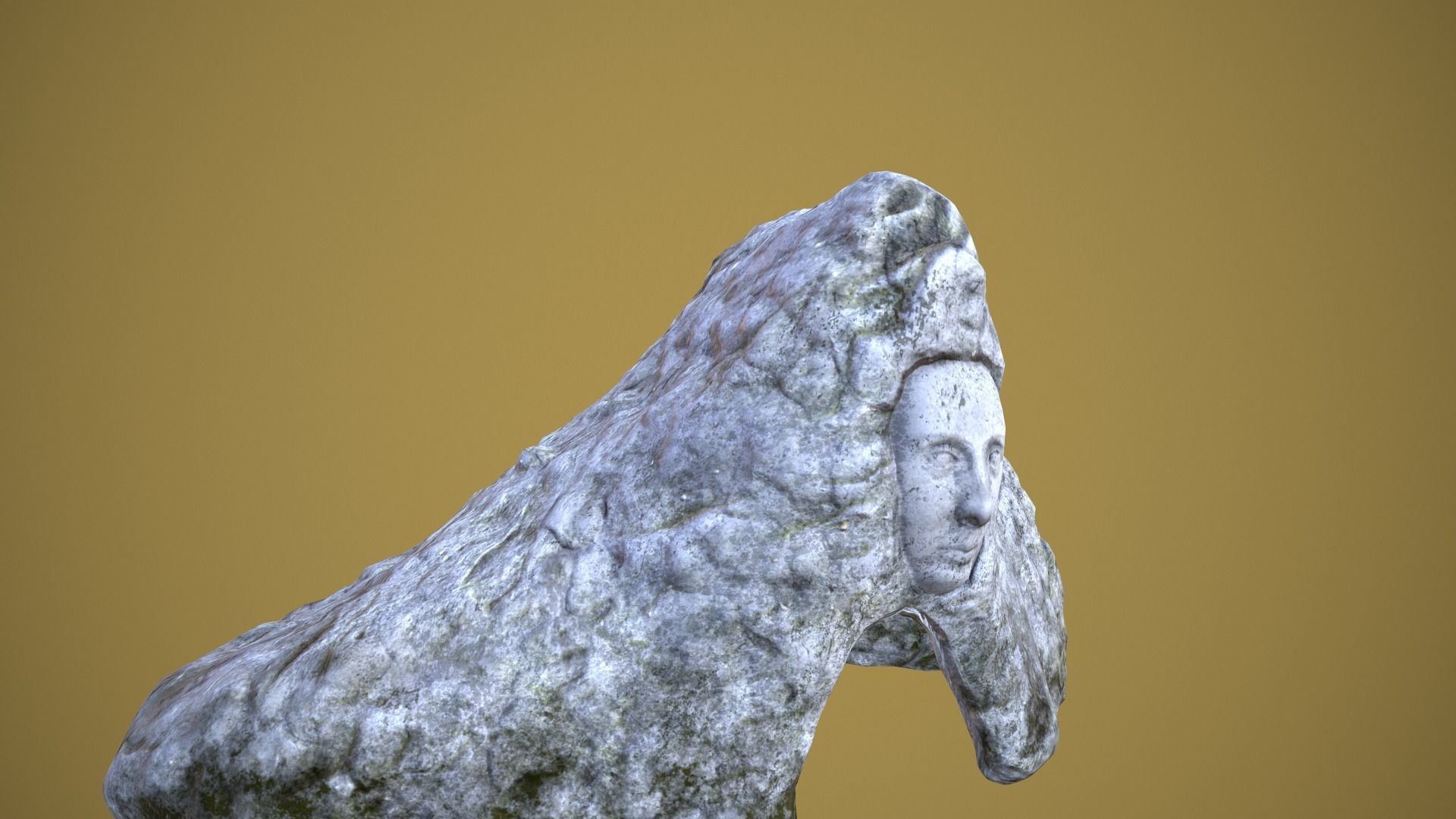 Low poly Cave  Low-poly 3D model_17