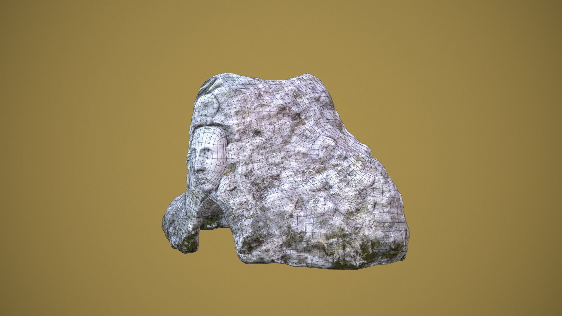 Low poly Cave  Low-poly 3D model_18