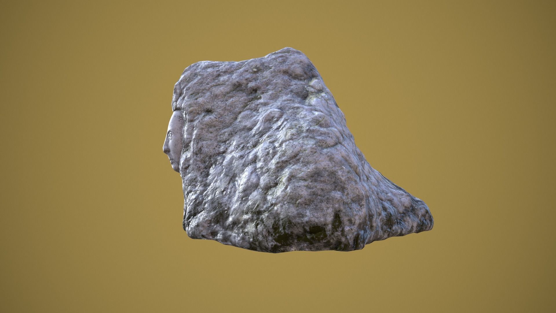 Low poly Cave  Low-poly 3D model_9