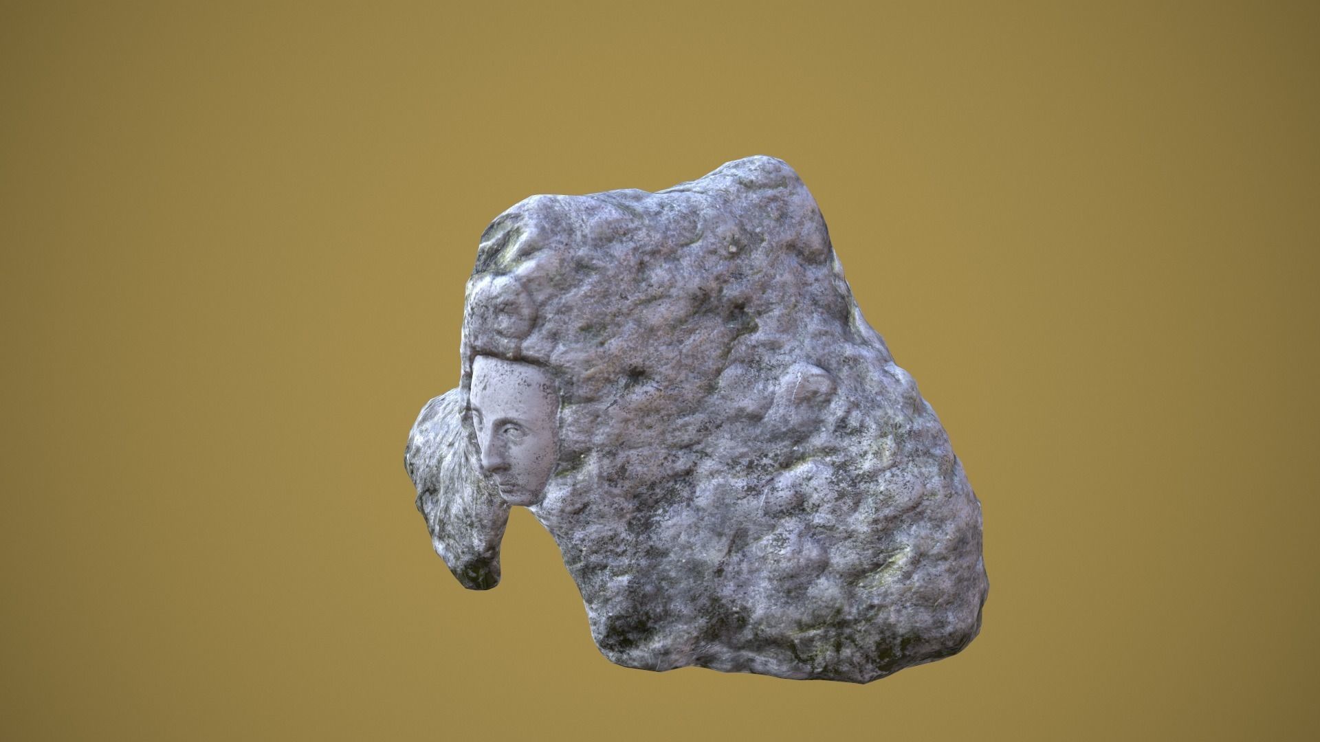 Low poly Cave  Low-poly 3D model_14