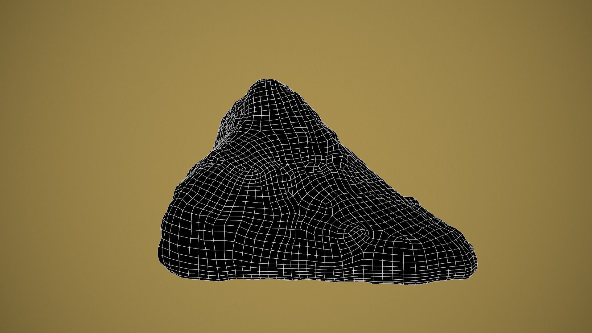 Low poly Cave  Low-poly 3D model_21