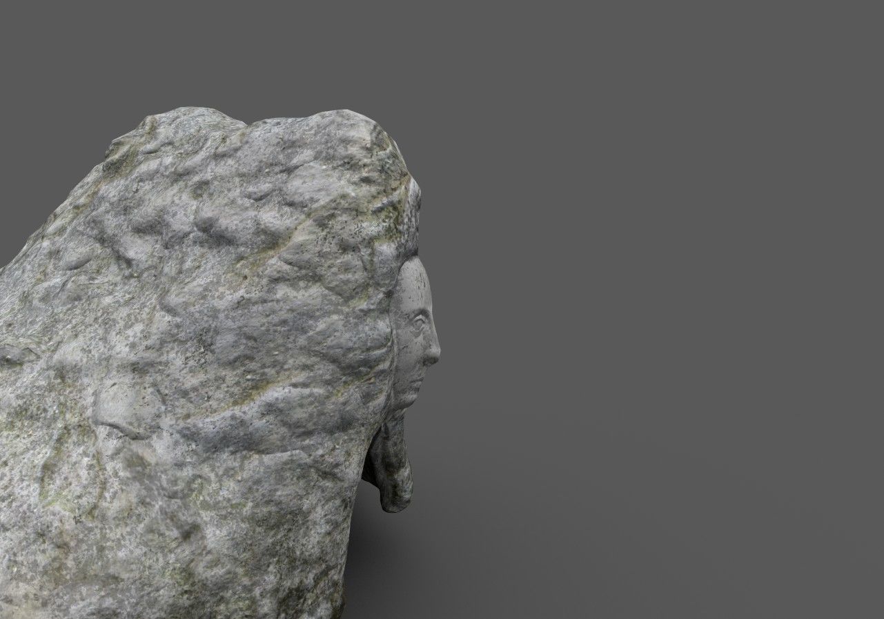 Low poly Cave  Low-poly 3D model_4