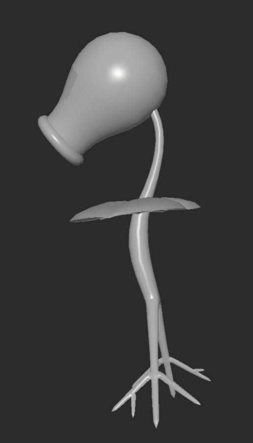 MakeIt Pokemon Bellsprout 3D model_1