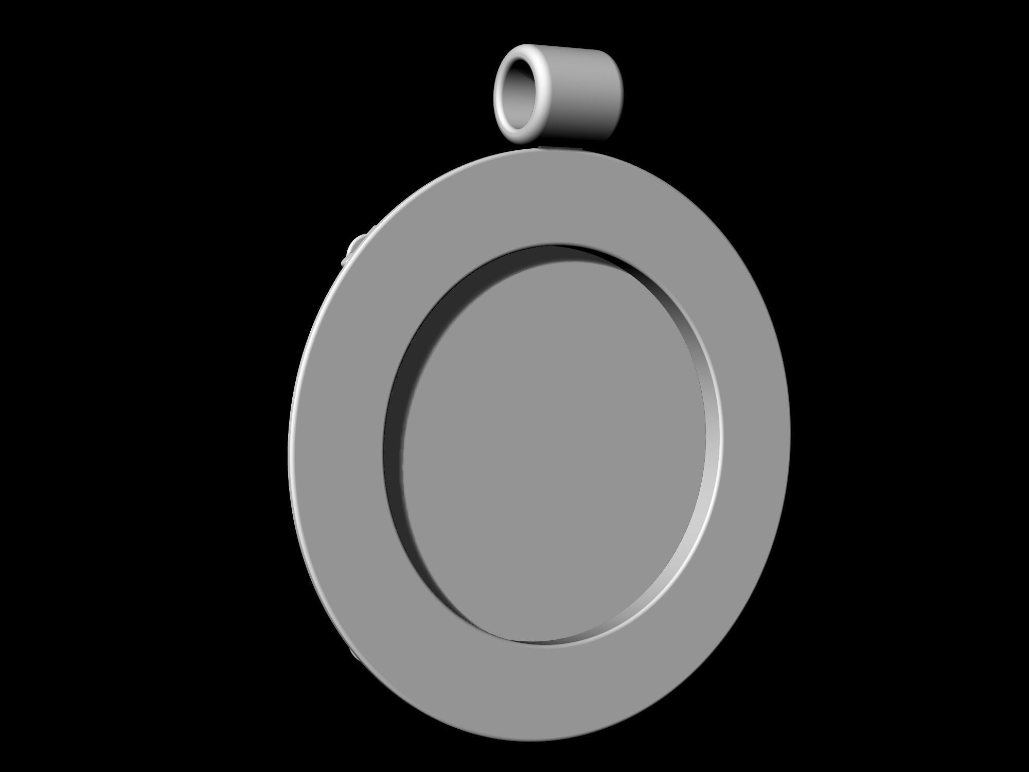 Porthole with jumper fish pendant 3D print model_9