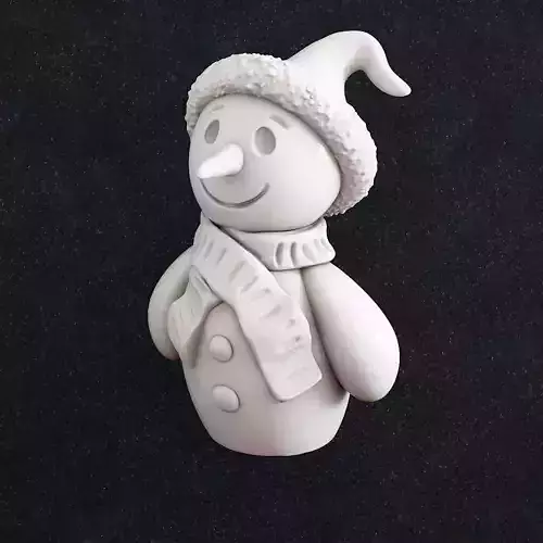 Snowman Christmas 3D print model
