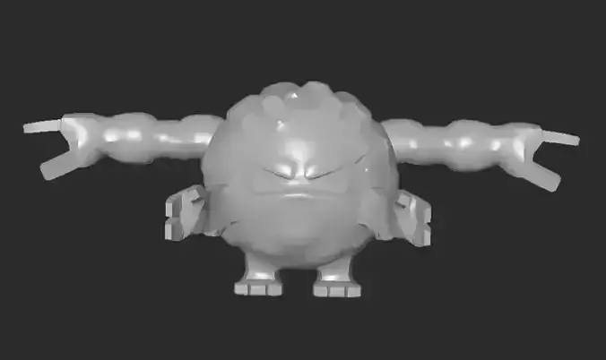 MakeIT Pokemon Graveler 3D model