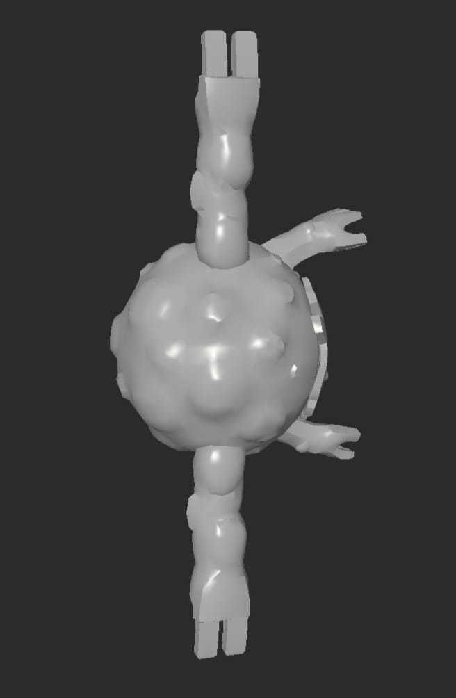 MakeIT Pokemon Graveler 3D model_5