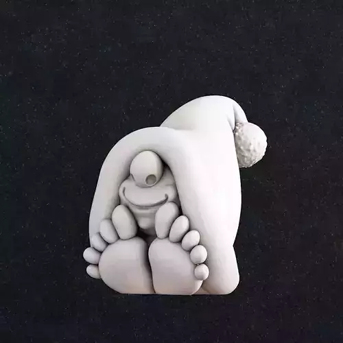 Christmas gnome 3D print model