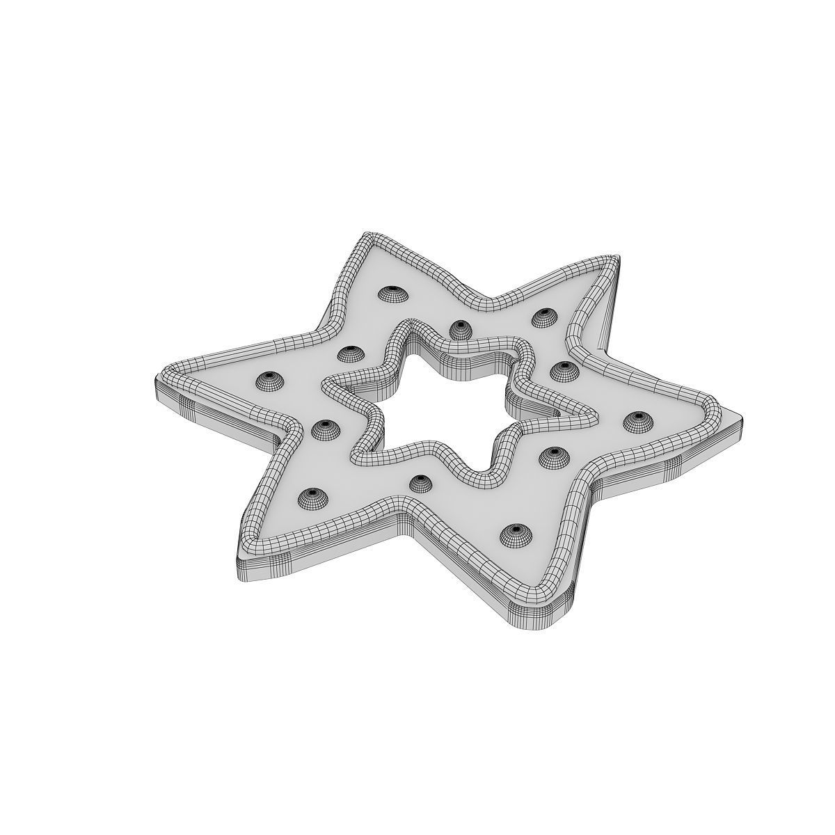Christmas Cookie 3 3D model_5