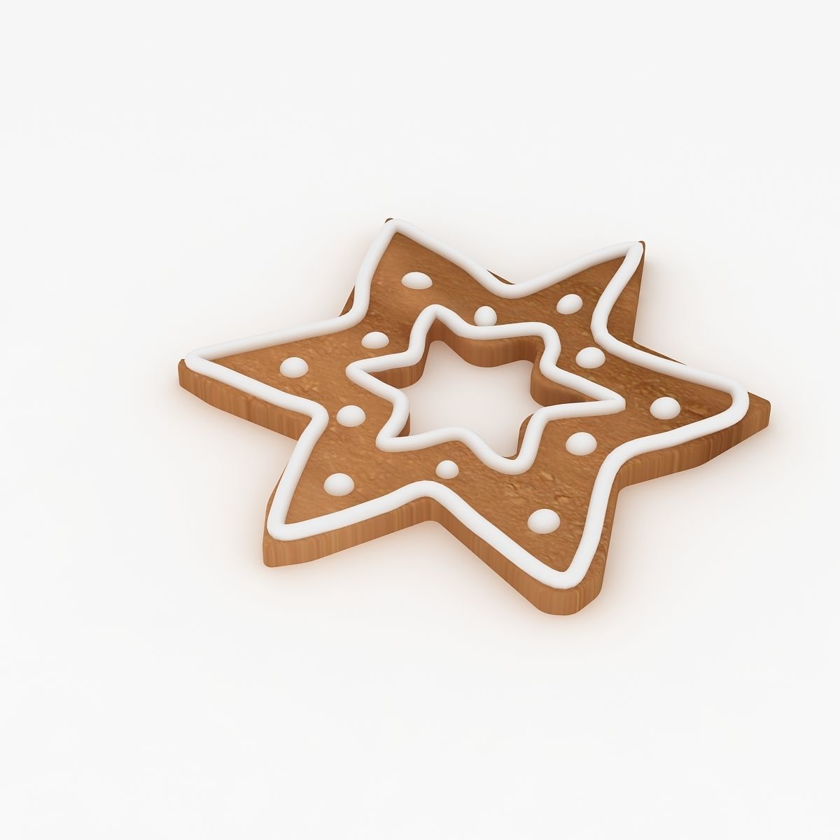 Christmas Cookie 3 3D model_2