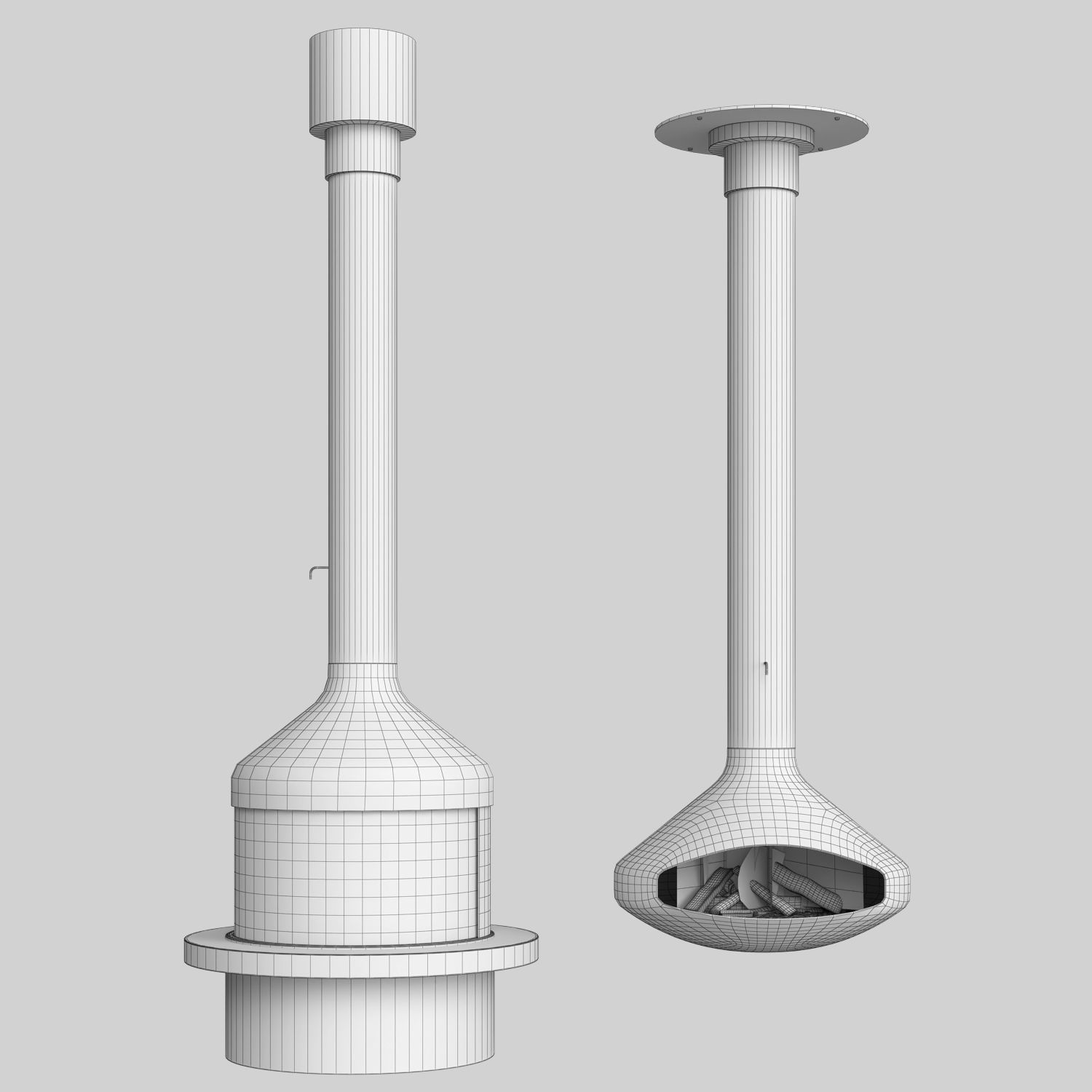 Fireplace set Focus Creation 1 3D model_16