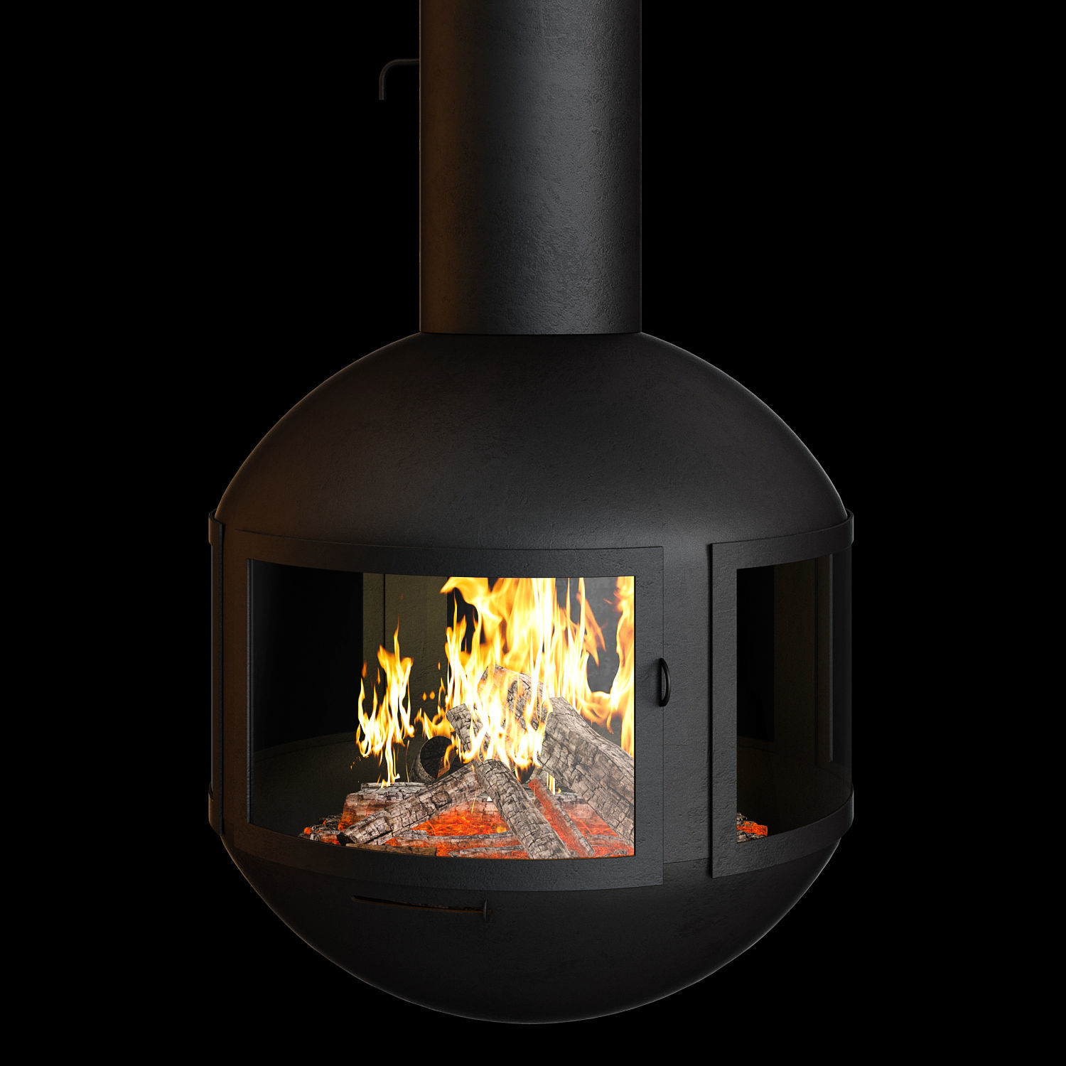 Fireplace set Focus Creation 1 3D model_12