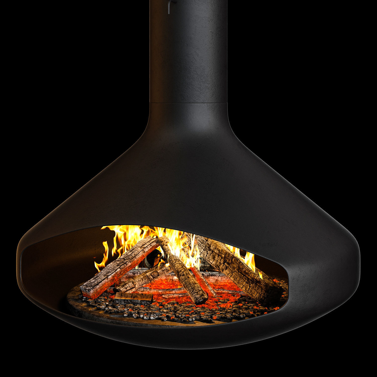 Fireplace set Focus Creation 1 3D model_13